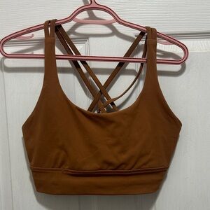 Lululemon Athletica Brown Strappy Sports Bra